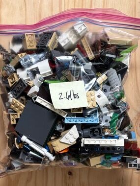 LEGOS 2.6 pound bag #1 of mixed Legos